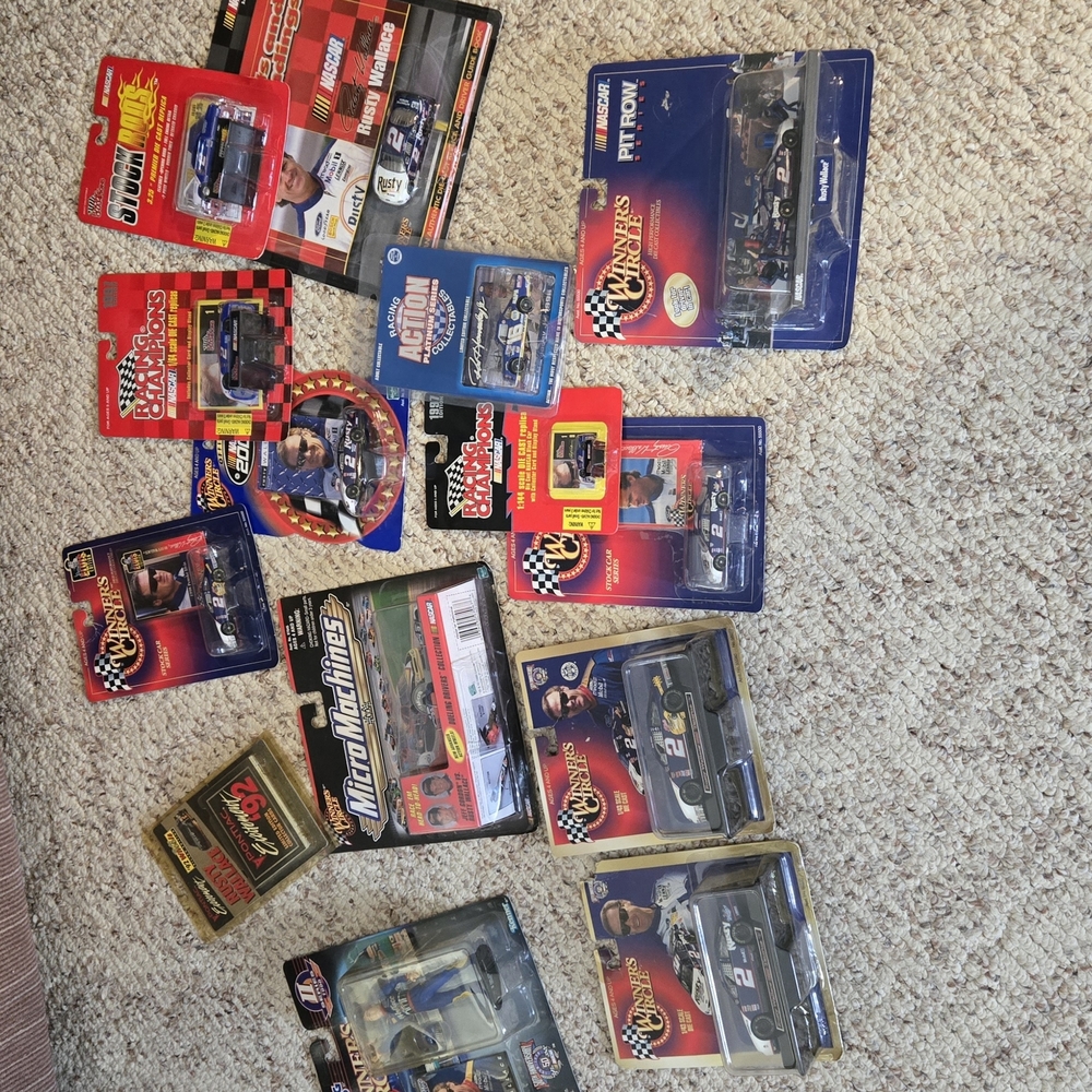 Rusty Wallace 15 Quantity Assorted Racing Car Collectibles